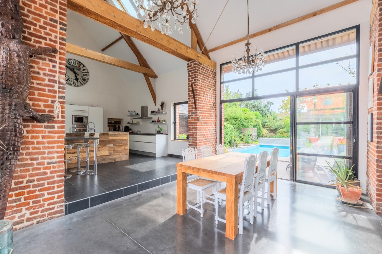Superbe corps de ferme jardin et piscine  Photo 2 - Paris Lille Immobilier